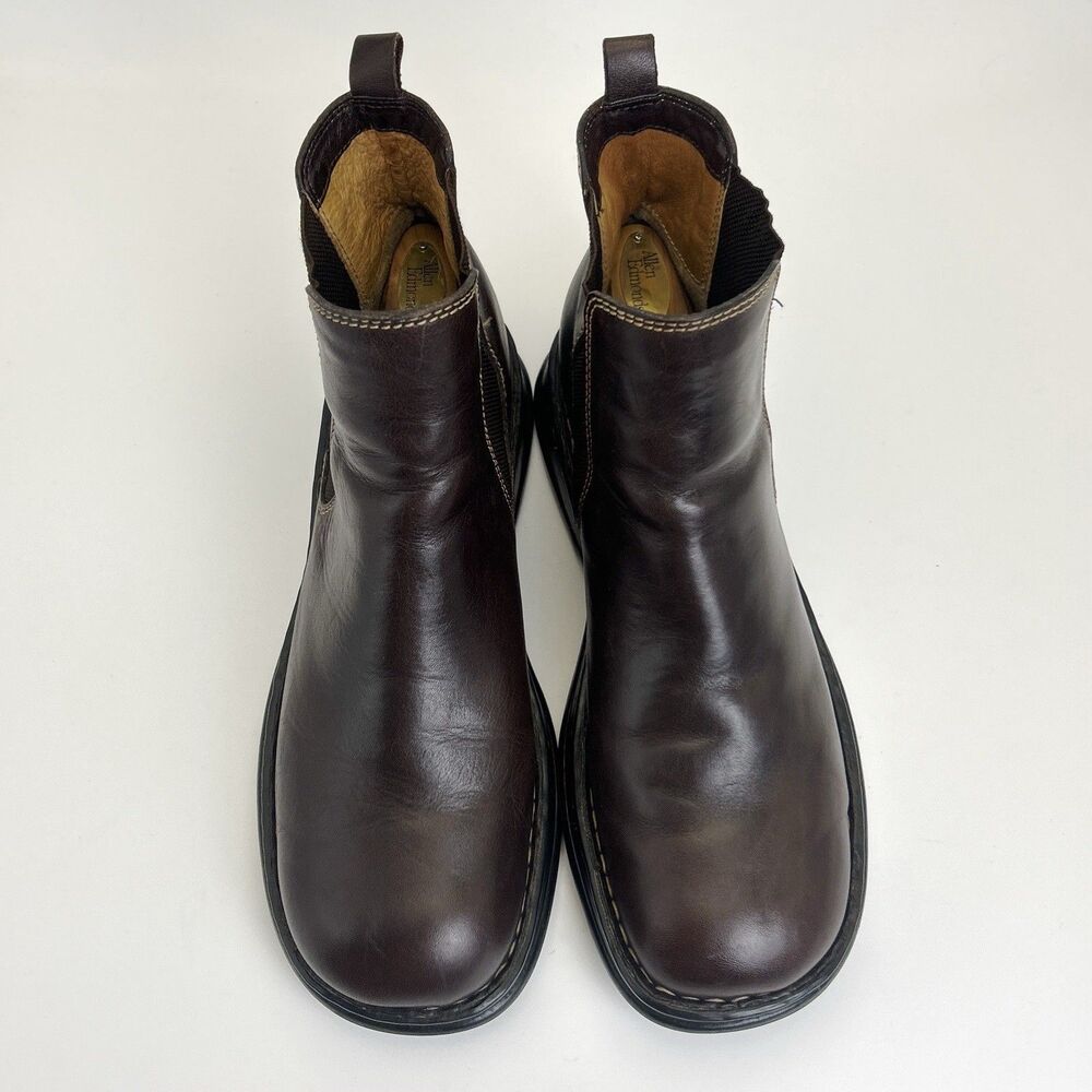 Born Chelsea Boots Womens Sz 11 EU 38 Brown Leather Slip On Comfort Ankle Bootie - Picture 3 of 8
